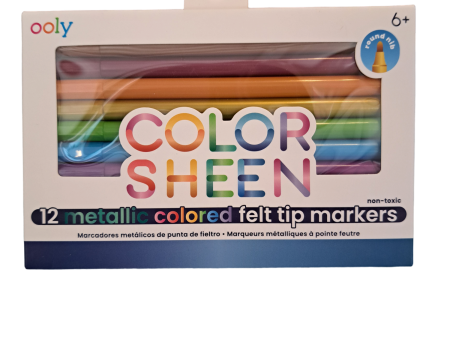 Color Sheen - Metallic Colored Felt Tip Markers For Cheap