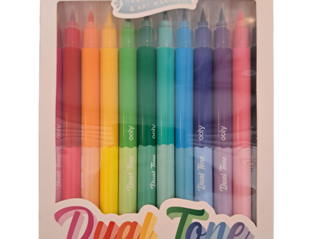 Dual Tone - Double Ended Brush Markers Online now