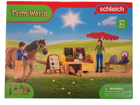 Schleich Farm World - Sunny Day Mobile Farm Stand Cheap