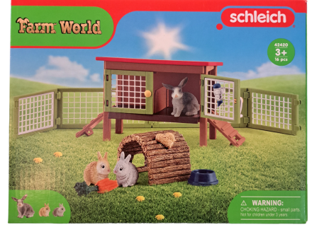 Schleich Farm World - Rabbit Hutch Online Hot Sale